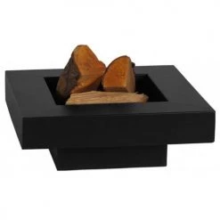 Farmcook Braséros Et Cheminées D'extérieur Brasero En Acier Peint Plateau Design 60 Cm -France Parasols Soldes 2022 brasero en acier peint plateau design 60 cm 2