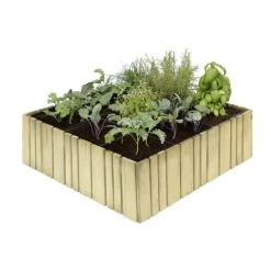 Jardipolys Rangements Extérieur Carré Potager 9 Cases En Pin