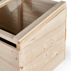 Oviala Rangements Extérieur Carré Potager Avec Courvercles -France Parasols Soldes 2022 carre potager avec courvercles 5