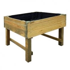 Jardipolys Rangements Extérieur Carré Potager Enfants Sur Pieds En Pin