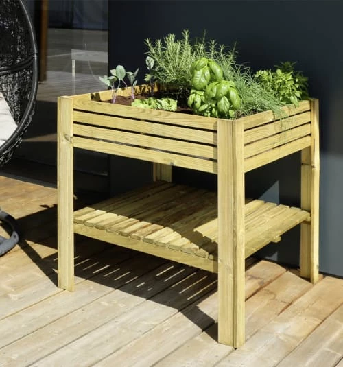 Jardipolys Rangements Extérieur Carré Potager Kub 80 Cm 2 Jardipolys Rangements Extérieur Carré Potager Kub 80 Cm – Image 2