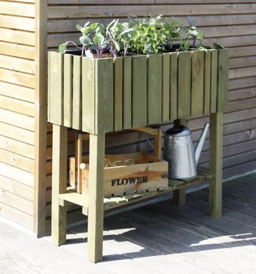 Jardipolys Rangements Extérieur Carré Potager Sur Pieds 3 Bacs En Pin 2 Jardipolys Rangements Extérieur Carré Potager Sur Pieds 3 Bacs En Pin – Image 2