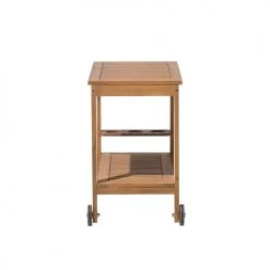 Beliani Barbecues Et Planchas Chariot De Barbecue En Bois -France Parasols Soldes 2022 chariot de barbecue en bois 4