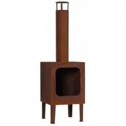 Farmcook Braséros Et Cheminées D'extérieur Cheminée D'extérieur En Acier Colorado Rouillé