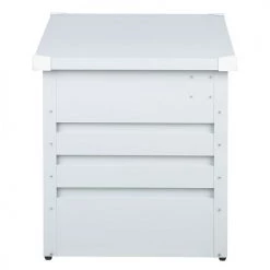 Beliani Rangements Extérieur Coffre De Jardin En Acier Gris Clair 100 X 62 Cm -France Parasols Soldes 2022 coffre de jardin en acier gris clair 100 x 62 cm 4