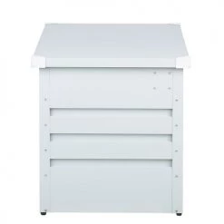 Beliani Rangements Extérieur Coffre De Jardin En Acier Gris Clair 132 X 62 Cm -France Parasols Soldes 2022 coffre de jardin en acier gris clair 132 x 62 cm 4