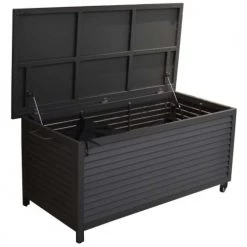 Proloisirs Rangements Extérieur Coffre De Jardin En Aluminium Storia 135 X 66 X 61 Cm -France Parasols Soldes 2022 coffre de jardin en aluminium storia 135 x 66 x 61 cm 2
