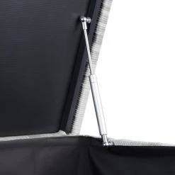 Tectake Rangements Extérieur Coffre De Jardin Gris Clair -France Parasols Soldes 2022 coffre de jardin gris clair 2