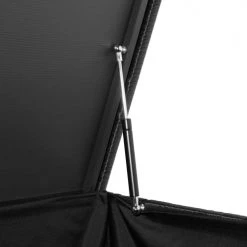 Tectake Rangements Extérieur Coffre De Jardin Oslo Noir -France Parasols Soldes 2022 coffre de jardin oslo noir 2