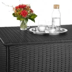 Tectake Rangements Extérieur Coffre De Jardin Oslo Noir -France Parasols Soldes 2022 coffre de jardin oslo noir 5