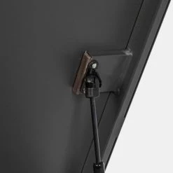 Bizzotto Rangements Extérieur Coffre De Rangement Aluminium Noir L141 Cm -France Parasols Soldes 2022 coffre de rangement aluminium noir l141 cm 3