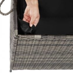 Tectake Rangements Extérieur Coffre De Rangement Avec Cadre En Aluminium Et Roues 297l, 117x54x64cm -France Parasols Soldes 2022 coffre de rangement avec cadre en aluminium et roues 297l 117x54x64cm 23