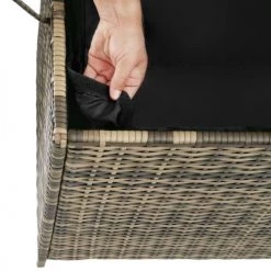 Tectake Rangements Extérieur Coffre De Rangement Avec Cadre En Aluminium Et Roues 297l, 117x54x64cm -France Parasols Soldes 2022 coffre de rangement avec cadre en aluminium et roues 297l 117x54x64cm 5