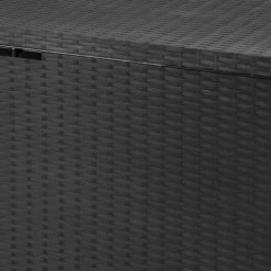 Wadiga Rangements Extérieur Coffre De Rangement Tressé De Jardin Gris - 120x52x60cm -France Parasols Soldes 2022 coffre de rangement tresse de jardin gris 120x52x60cm 2