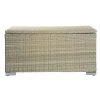 Maisons Du Monde Rangements Extérieur Coffre En Résine Tressée L 122 Cm