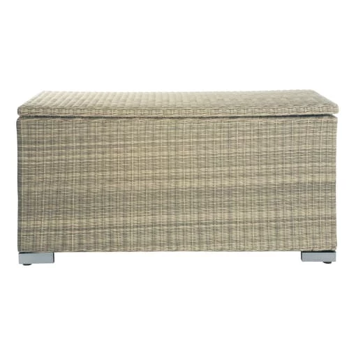 Maisons Du Monde Rangements Extérieur Coffre En Résine Tressée L 122 Cm 1 Maisons Du Monde Rangements Extérieur Coffre En Résine Tressée L 122 Cm