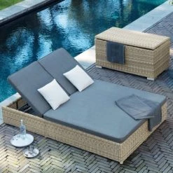 Maisons Du Monde Rangements Extérieur Coffre En Résine Tressée L 122 Cm 10 Maisons Du Monde Rangements Extérieur Coffre En Résine Tressée L 122 Cm -France Parasols Soldes 2022 coffre en resine tressee l 122 cm 1000 9 6 121899 2