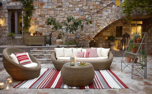 Maisons Du Monde Rangements Extérieur Coffre En Résine Tressée L 122 Cm 3 Maisons Du Monde Rangements Extérieur Coffre En Résine Tressée L 122 Cm – Image 3