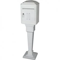 La Boite Jaune Objets Déco De Jardin Colonne Pour Boîte Aux Lettres En Aluminium Grand Modèle 1950 Jaune -France Parasols Soldes 2022 colonne pour boite aux lettres en aluminium grand modele 1950 jaune 3