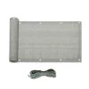 Mobili Rebecca Objets Déco De Jardin Ecran Brise-vue De Balcon 0,9x5 M En Hdpe Gris