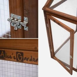 Alice's Garden Rangements Extérieur Enclos Pour Poulailler En Bois Chabo, 6 Poules, Parc Grillagé Pour -France Parasols Soldes 2022 enclos pour poulailler en bois chabo 6 poules parc grillage pour 2