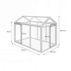 Alice's Garden Rangements Extérieur Enclos Pour Poulailler En Bois Chabo, 6 Poules, Parc Grillagé Pour -France Parasols Soldes 2022 enclos pour poulailler en bois chabo 6 poules parc grillage pour 3