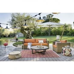 Maisons Du Monde Braséros Et Cheminées D'extérieur Feu D'extérieur En Métal Ajouré Noir -France Parasols Soldes 2022 feu d exterieur en metal ajoure noir 1000 4 23 165499 4