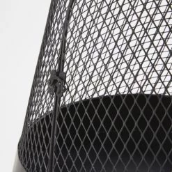 Maisons Du Monde Braséros Et Cheminées D'extérieur Feu D'extérieur En Métal Noir Avec Pelle -France Parasols Soldes 2022 feu d exterieur en metal noir avec pelle 1000 3 7 189468 4