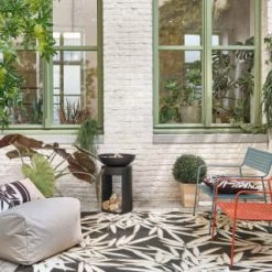 Maisons Du Monde Braséros Et Cheminées D'extérieur Feu D'extérieur En Métal Noir Mat 44x62 -France Parasols Soldes 2022 feu d exterieur en metal noir mat 44x62 1000 16 8 220506 3