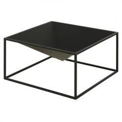 Maisons Du Monde Braséros Et Cheminées D'extérieur Feu D'extérieur En Métal Noir Mat 60x31