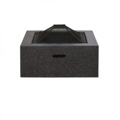 Maisons Du Monde Braséros Et Cheminées D'extérieur Feu D'extérieur Noir Et Gris Anthracite 70x42