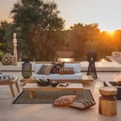 Maisons Du Monde Braséros Et Cheminées D'extérieur Feu D'extérieur Noir Et Gris Anthracite 70x42 -France Parasols Soldes 2022 feu d exterieur noir et gris anthracite 70x42 1000 3 10 220221 4