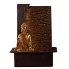 Zen'Light Objets Déco De Jardin Fontaine D'intérieur Bouddha En Résine Avec éclairage Led - H40cm