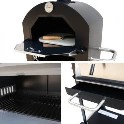 Alice's Garden Barbecues Et Planchas Four à Pizza D'extérieur Multifonctions Au Charbon De Bois Noir 10 Alice's Garden Barbecues Et Planchas Four à Pizza D'extérieur Multifonctions Au Charbon De Bois Noir -France Parasols Soldes 2022 four a pizza d exterieur multifonctions au charbon de bois noir 4