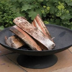 Fancy Flames Braséros Et Cheminées D'extérieur Foyer Brasero Rond Pour Bûches En Fonte Diamètre 59 Cm -France Parasols Soldes 2022 foyer brasero rond pour buches en fonte diametre 59 cm 2