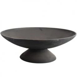 Fancy Flames Braséros Et Cheminées D'extérieur Foyer Brasero Rond Pour Bûches En Fonte Diamètre 59 Cm -France Parasols Soldes 2022 foyer brasero rond pour buches en fonte diametre 59 cm 3