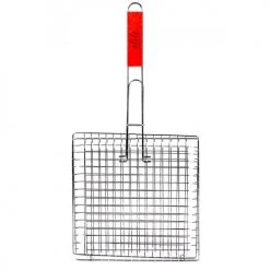 Sunnydays Barbecues Et Planchas Grille De Barbecue Carrée Avec Manche - 46x22x22cm