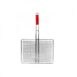 Sunnydays Barbecues Et Planchas Grille De Barbecue Double Avec Manche - 60x40x30cm