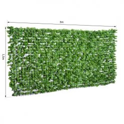 Outsunny Objets Déco De Jardin Haie Artificiel érable Brise-vue 3L X 1,5H M -France Parasols Soldes 2022 haie artificiel erable brise vue 3l x 1 5h m 2
