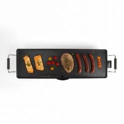 Barbecues Et Planchas Livoo Plancha Teppan Yaki, Gril 70 Cm En Métal Noir