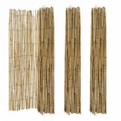 Oviala Objets Déco De Jardin Lot De 3 Canisses De Jardin Bambou 5 X 1,5 M