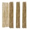 Oviala Objets Déco De Jardin Lot De 3 Canisses De Jardin Bambou 5 X 2 M