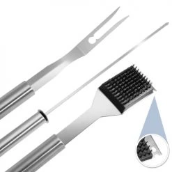 Tectake Barbecues Et Planchas Mallette Barbecue 18 Accessoires Gris -France Parasols Soldes 2022 mallette barbecue 18 accessoires gris 5