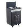 Cook In Garden Barbecues Et Planchas Meuble D'appoint Plan De Travail En Acier Noir Et Gris