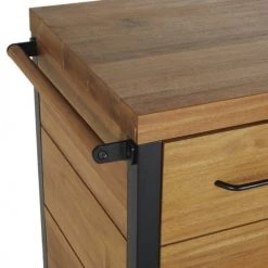 Maisons Du Monde Aménagement De Jardin Meuble De Jardin Pour Plancha En Bois D'acacia Et Métal Noir à Roulettes 5 Maisons Du Monde Aménagement De Jardin Meuble De Jardin Pour Plancha En Bois D'acacia Et Métal Noir à Roulettes -France Parasols Soldes 2022 meuble de jardin pour plancha en bois d acacia et metal noir a roulettes 1000 7 37 219018 3