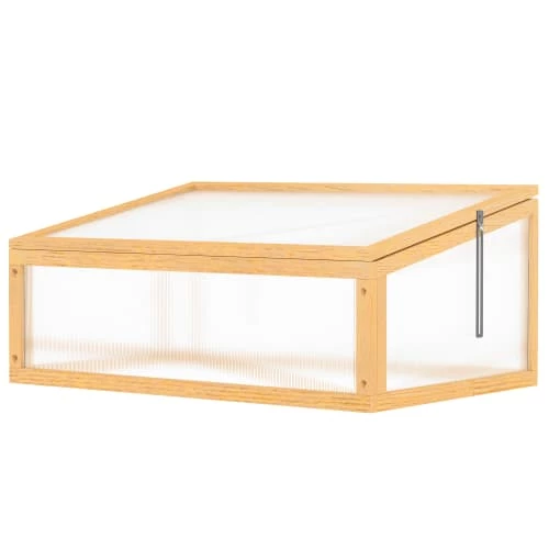 Outsunny Rangements Extérieur Mini Serre De Jardin Toit Ouvrable Polycarbonate Bois Sapin Pré-huilé 1 Outsunny Rangements Extérieur Mini Serre De Jardin Toit Ouvrable Polycarbonate Bois Sapin Pré-huilé
