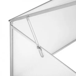 Tectake Rangements Extérieur Mini Serre En Aluminium Blanc Transparent -France Parasols Soldes 2022 mini serre en aluminium blanc transparent 4