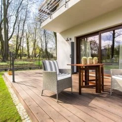 Oviala Objets Déco De Jardin Paravent Rétractable En Acier Noir -France Parasols Soldes 2022 paravent retractable en acier noir 3