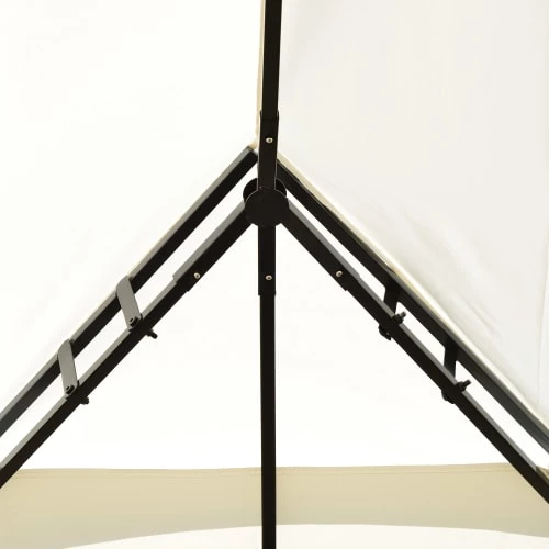 Homcom Pergolas Et Tonnelles Pavillon De Jardin Tonnelle Style Colonial Crème H2,5m 6 Homcom Pergolas Et Tonnelles Pavillon De Jardin Tonnelle Style Colonial Crème H2,5m – Image 6