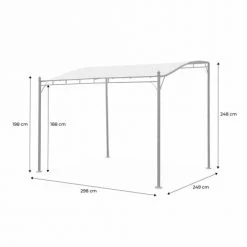 Alice's Garden Pergolas Et Tonnelles Pergola 3 X 2,5m - Toile Beige 8 Alice's Garden Pergolas Et Tonnelles Pergola 3 X 2,5m - Toile Beige -France Parasols Soldes 2022 pergola 3 x 2 5m toile beige 3